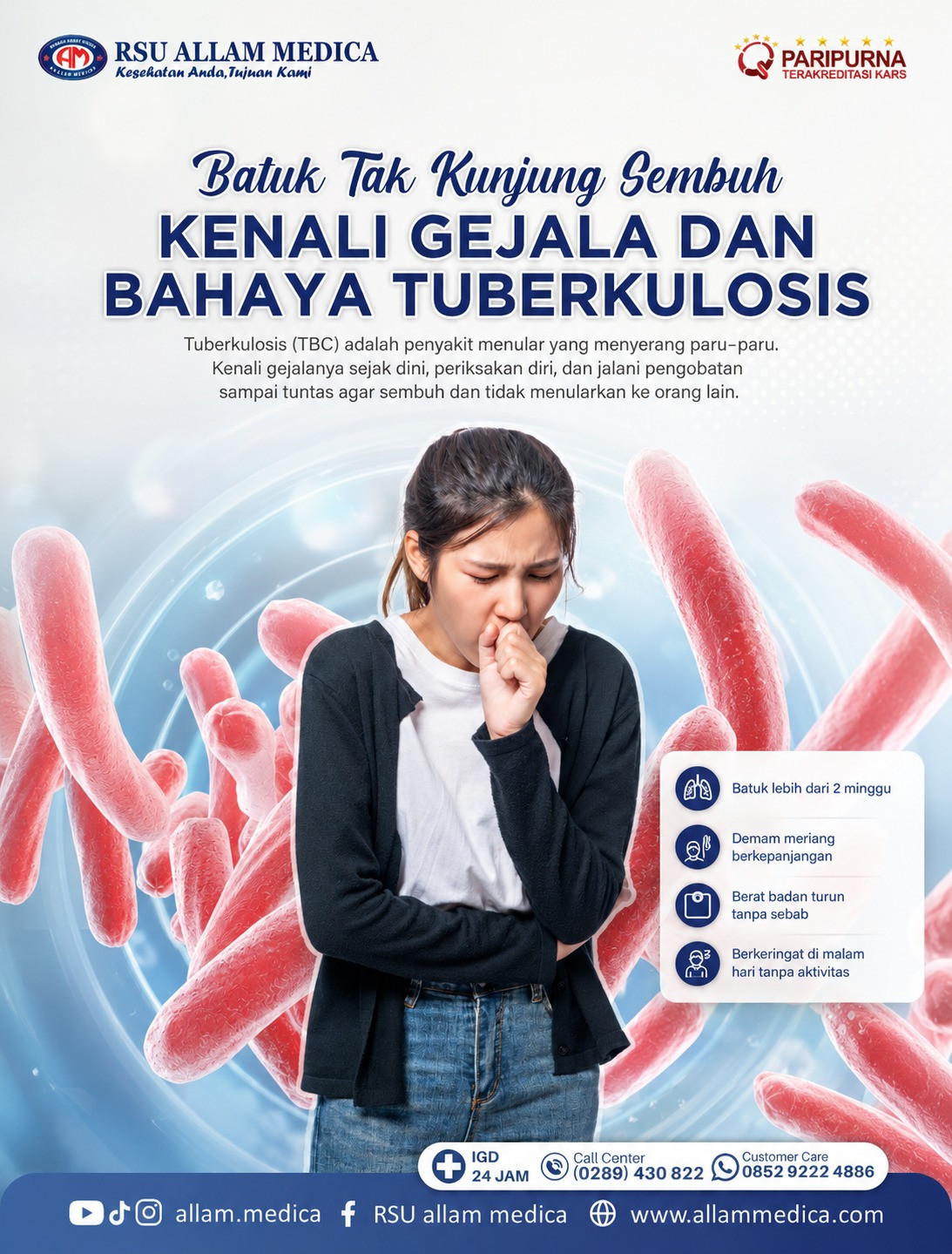 Batuk Tak Kunjung Sembuh? Kenali Gejala dan Bahaya Tuberkulosis (TBC)