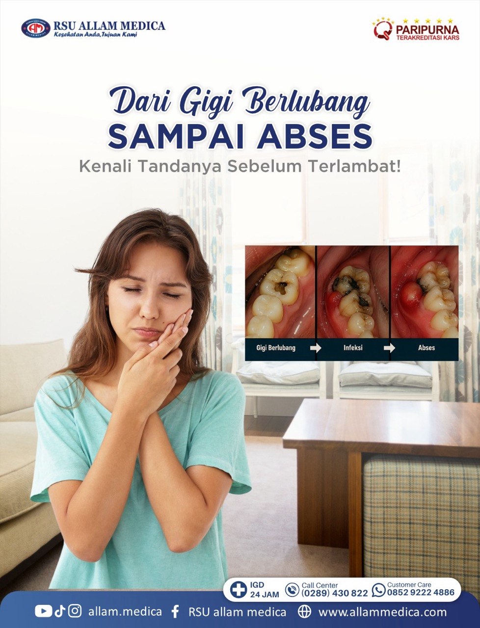 Dari Gigi Berlubang hingga Abses: Kenali Tandanya Sebelum Terlambat