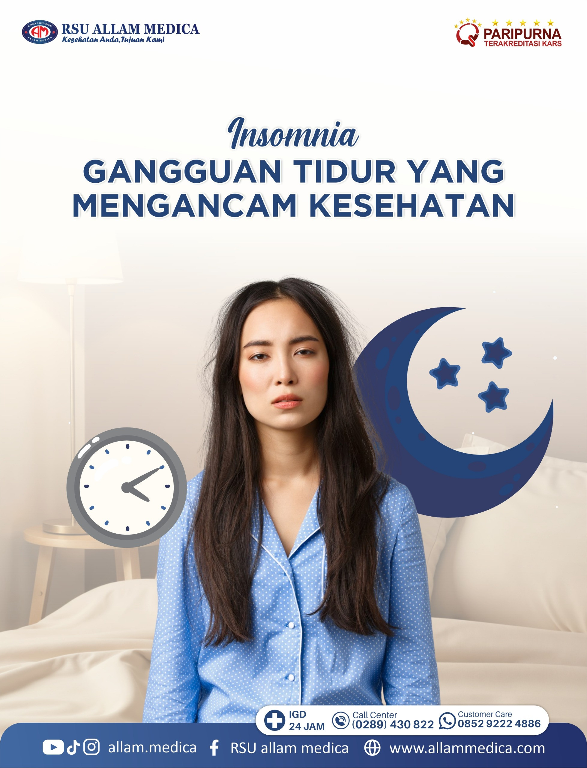 Insomnia. Gangguan Tidur yang Mengancam Kesehatan.