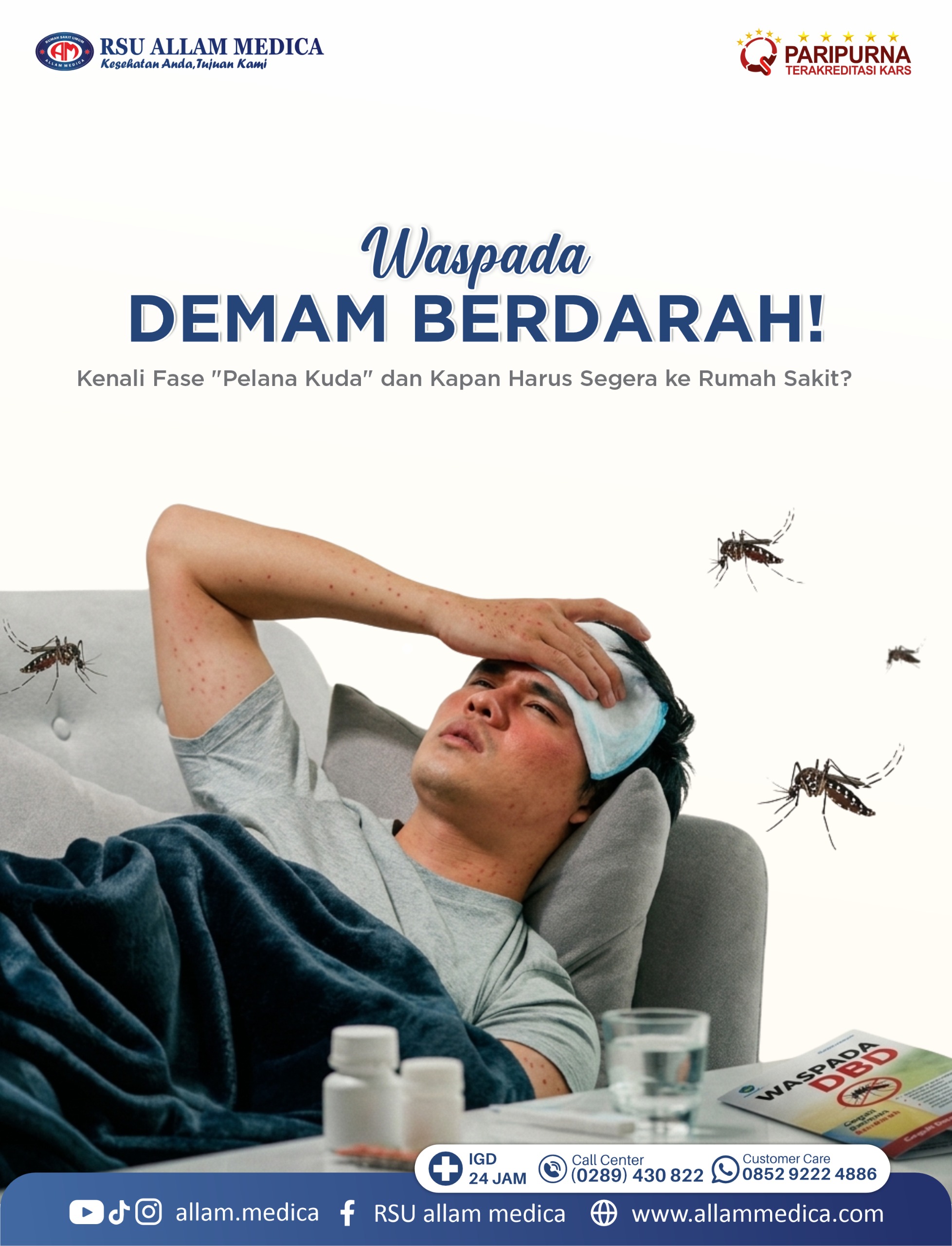 Waspada DBD: Kenali Fase "Pelana Kuda" dan Kapan Harus Segera ke Rumah Sakit?
